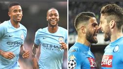 Napoli e Manchester City, le regine europee del gol che segnano in “fotocopia”