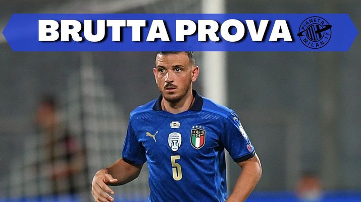 Alessandro Florenzi (difensore AC Milan) qui durante Italia-Bulgaria 1-1 delle qualificazioni mondiali | Milan News (Getty Images) 