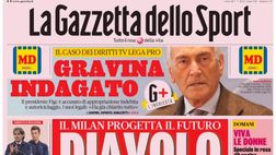 PRIMA PAGINA GAZZETTA DELLO SPORT OGGI: “Diavolo di un socio, il Milan progetta il futuro”
