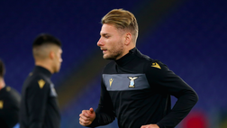 Lazio, Immobile in campo durante la rifinitura: ci sarà contro la Fiorentina