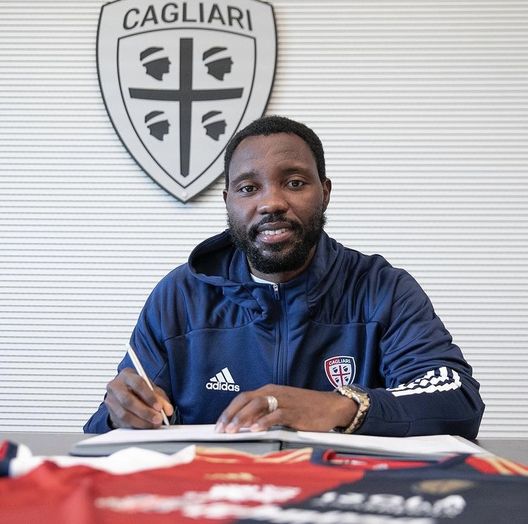 Asamoah, social Cagliari Asamoah, social Cagliari