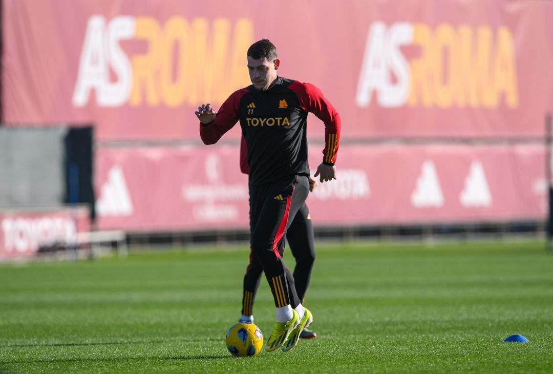 Roma, l’ultimo allenamento prima della partenza per Riyad – FOTOGALLERY - immagine 33