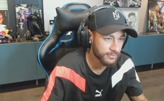 Neymar (screenshot Neymar twitch) Neymar (screenshot Neymar twitch)