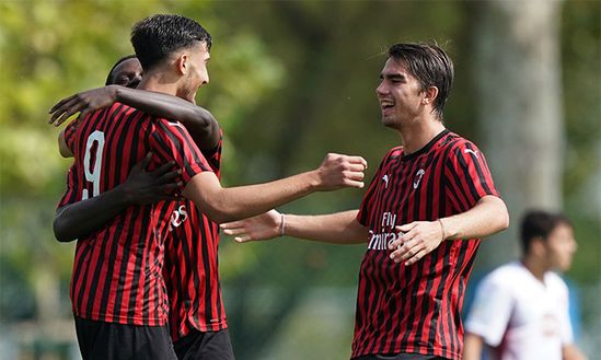 Un'esultanza del Milan Primavera (credits: acmilan.com) 