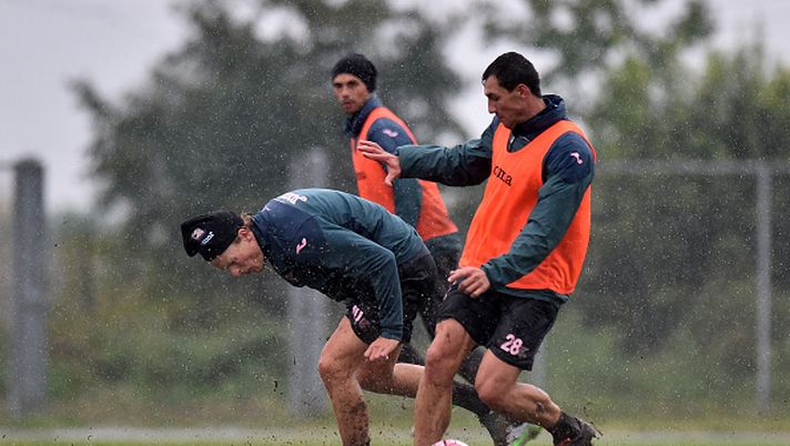 Palermo: tattica e partitella per i rosanero. Ancora fisioterapie per Morganella, Bolzoni e Djurdjevic 