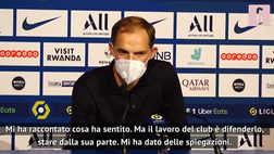 VIDEO PSG-Metz, Tuchel e la squalifica di Neymar: “Meglio non dire cosa penso…”