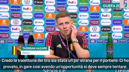 VIDEO Belgio-Portogallo, Hazard: “Il gol più importante della mia carriera”