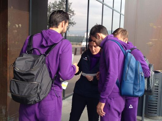 VIDEO&FOTO VN: Fiorentina a Peretola prima del volo per la Polonia- immagine 2