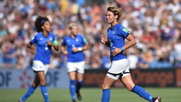 Valentina Giacinti, bomber del Milan Femminile ed attaccante dell'Italia Femminile (credits: GETTY Images) 