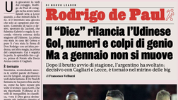 Gazzetta: De Paul rilancia l’Udinese, ma a gennaio non si muove
