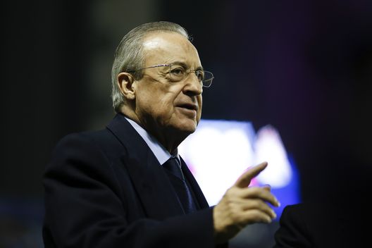 VALENCIA, SPAIN - FEBRUARY 22: Florenitno Perez, president of Real Madrid prior the Liga match between Levante UD and Real Madrid CF at Ciutat de Valencia on February 22, 2020 in Valencia, Spain. (Photo by Eric Alonso/Getty Images) VALENCIA, SPAIN - FEBRUARY 22: Florenitno Perez, president of Real Madrid prior the Liga match between Levante UD and Real Madrid CF at Ciutat de Valencia on February 22, 2020 in Valencia, Spain. (Photo by Eric Alonso/Getty Images)