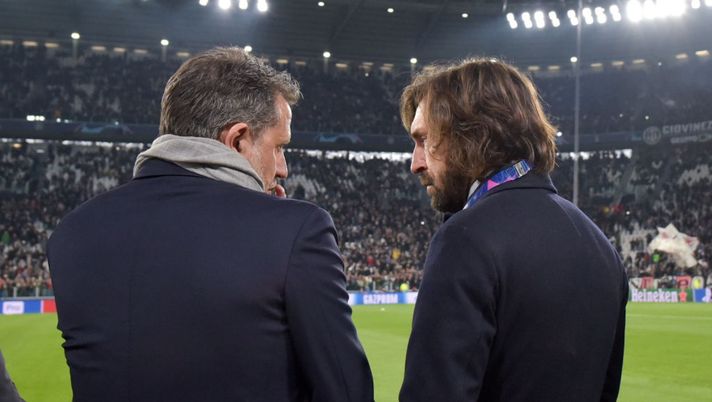 Fabio Paratici e Andrea Pirlo allo Juventus Stadium (credits: Getty Images) 