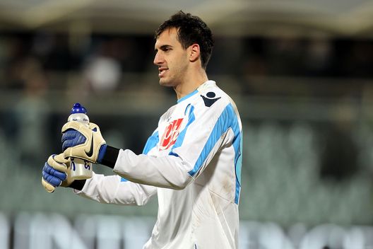 FLORENCE, ITALY - FEBRUARY 17: Goalkeepar Antonio Rosati of SSC Napoli celebrates the victory after the Serie A match between ACF Fiorentina and SSC Napoli at Stadio Artemio Franchi on February 17, 2012 in Florence, Italy. (Photo by Gabriele Maltinti/Getty Images) FLORENCE, ITALY - FEBRUARY 17: Goalkeepar Antonio Rosati of SSC Napoli celebrates the victory after the Serie A match between ACF Fiorentina and SSC Napoli at Stadio Artemio Franchi on February 17, 2012 in Florence, Italy. (Photo by Gabriele Maltinti/Getty Images)