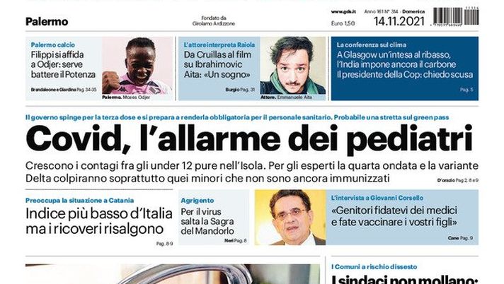 Prima Pagina, Giornale di Sicilia: “Filippi si affida a Odjer”  Prima Pagina, Giornale di Sicilia: “Filippi si affida a Odjer” - immagine 1