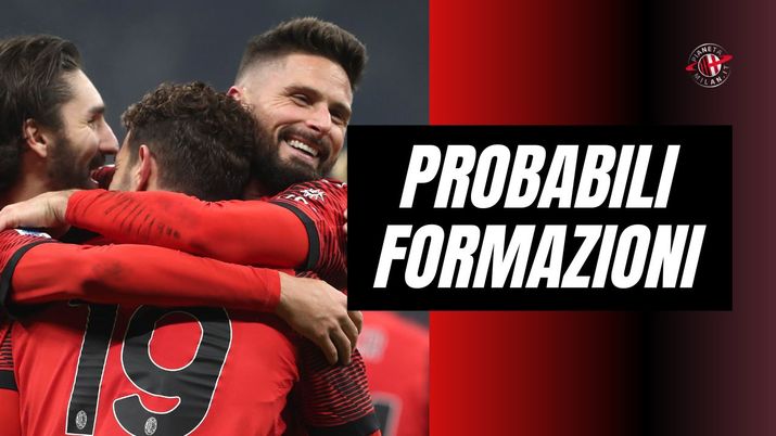 Probabili formazioni Udinese-Milan Serie A 2023-2024