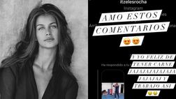 “Per essere una modella sei molto in carne”, la risposta della ex di Correa ad un follower