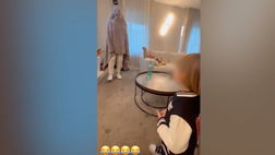 VIDEO / Rugani, lo scherzo al piccolo Tommaso finisce così…
