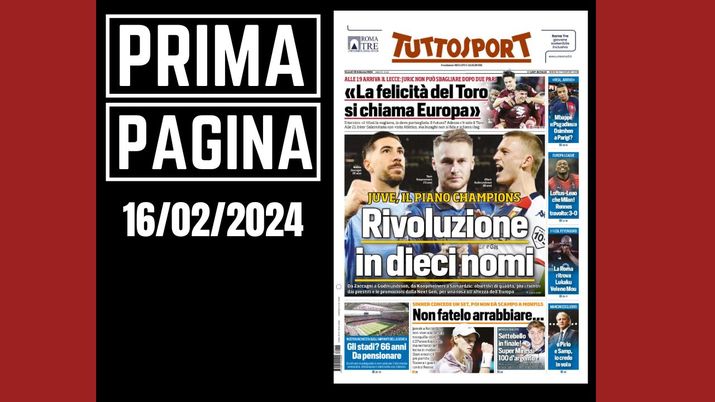 Prima pagina Tuttosport: Loftus-Leao, che Milan! Rennes travolto