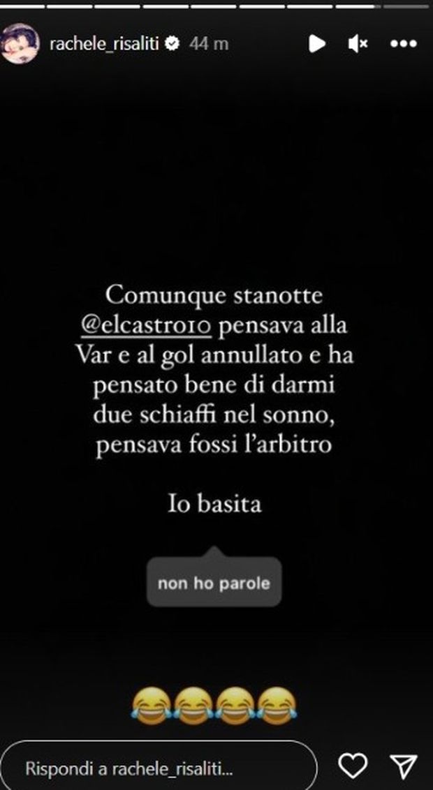 Castrovilli, incubi dopo il gol annullato. Rachele: “Mi ha preso a schiaffi”- immagine 2