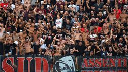 Milan-Cagliari: cori della Curva Sud per Giroud, Tonali e Castillejo