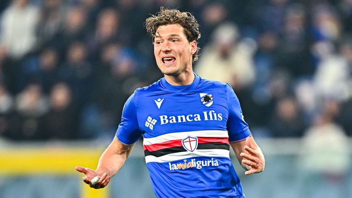 GENOA, ITALY - FEBRUARY 13: Sam Lammers of Sampdoria reacts during the Serie A match between UC Sampdoria and FC Internazionale at Stadio Luigi Ferraris on February 13, 2023 in Genoa, . (Photo by Simone Arveda/Getty Images) Samp, la probabile formazione: da Lammers e Cuisance alle ultime su Sabiri - immagine 1
