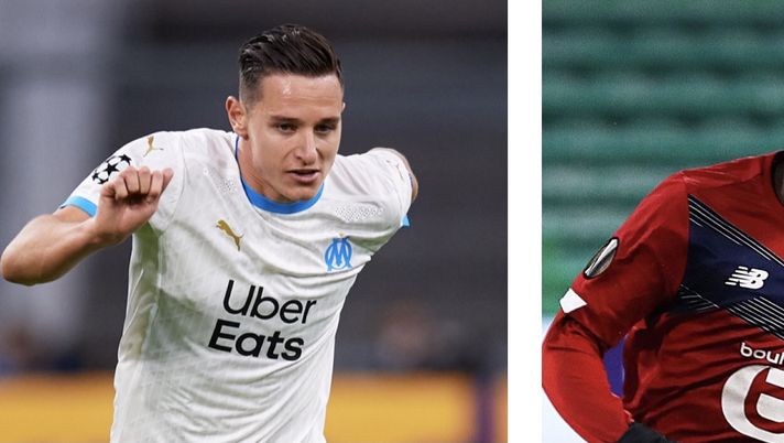 Florian Thauvin (Olympique Marsiglia) e Jonathan Ikone (Lille), obiettivi di calciomercato del Milan | AC Milan News (Getty Images) 