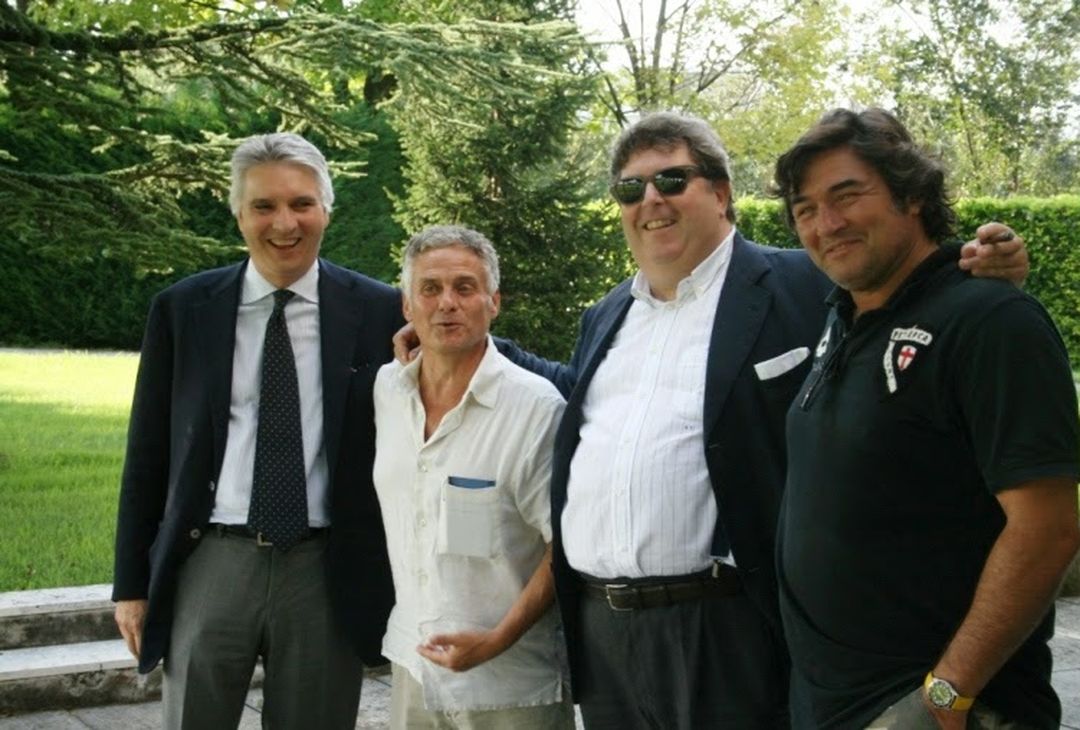  Alberto Banzato di Acciaierie Venete (primo da sx) 