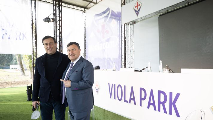 Bagno a Ripoli (FI), presentazione e piantumazione del primo ulivo al Viola Park ACF Fiorentina 2021-02-05 © Massimo Sestini 