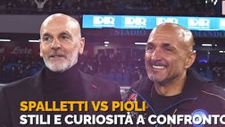VIDEO Napoli-Milan è anche la sfida tra Spalletti e Pioli: i due stili a confronto