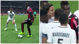 Il solito Balotelli: ecco il giochetto contro il Psg che fa perdere le staffe a Cavani