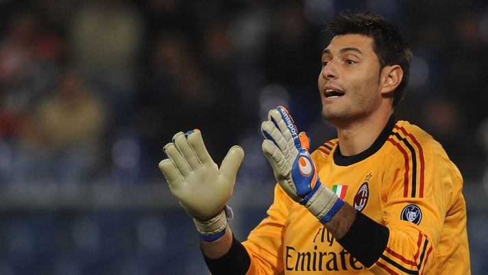 Marco Amelia, qui con il Milan nel 2011 (credits: GETTY Images) 