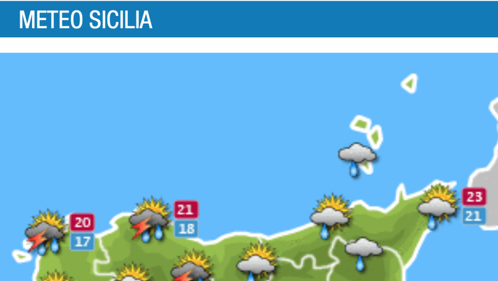 Meteo, Palermo: temporali e schiarite, le previsioni di lunedì 8 novembre Meteo, Palermo: temporali e schiarite, le previsioni di lunedì 8 novembre - immagine 1