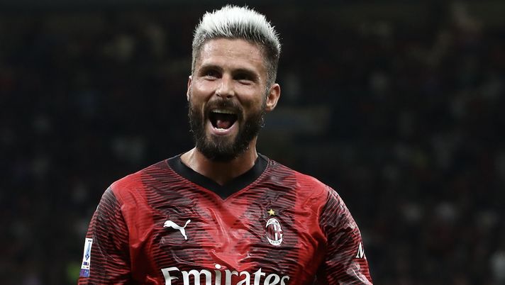 Olivier Giroud AC Milan Milan-Torino 4-1 Serie A 2023-2024