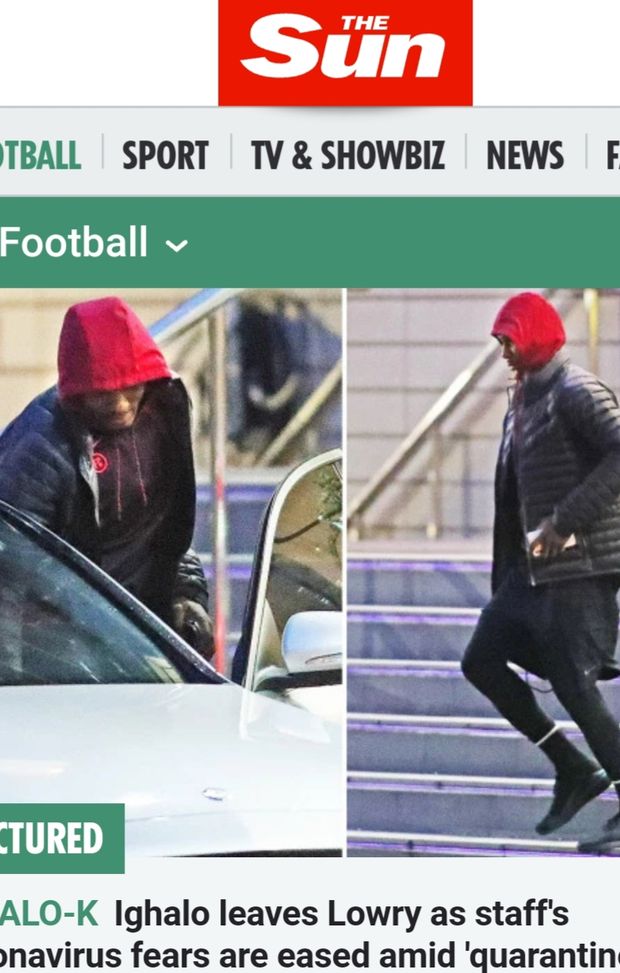 Nessuna preoccupazione a Manchester per Ighalo sul fronte coronavirus Nessuna preoccupazione a Manchester per Ighalo sul fronte coronavirus