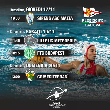 Antenore Plebiscito Padova, torna la Champions: ecco le partite del girone- immagine 2
