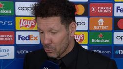 Atletico, Simeone: “Giocato contro una grandissima squadra, abbiamo meritato di vincere”