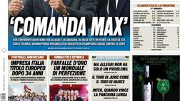 Prima Pagina, Tuttosport: “Comanda Max. Duello scudetto, è Ibra Napoli!”