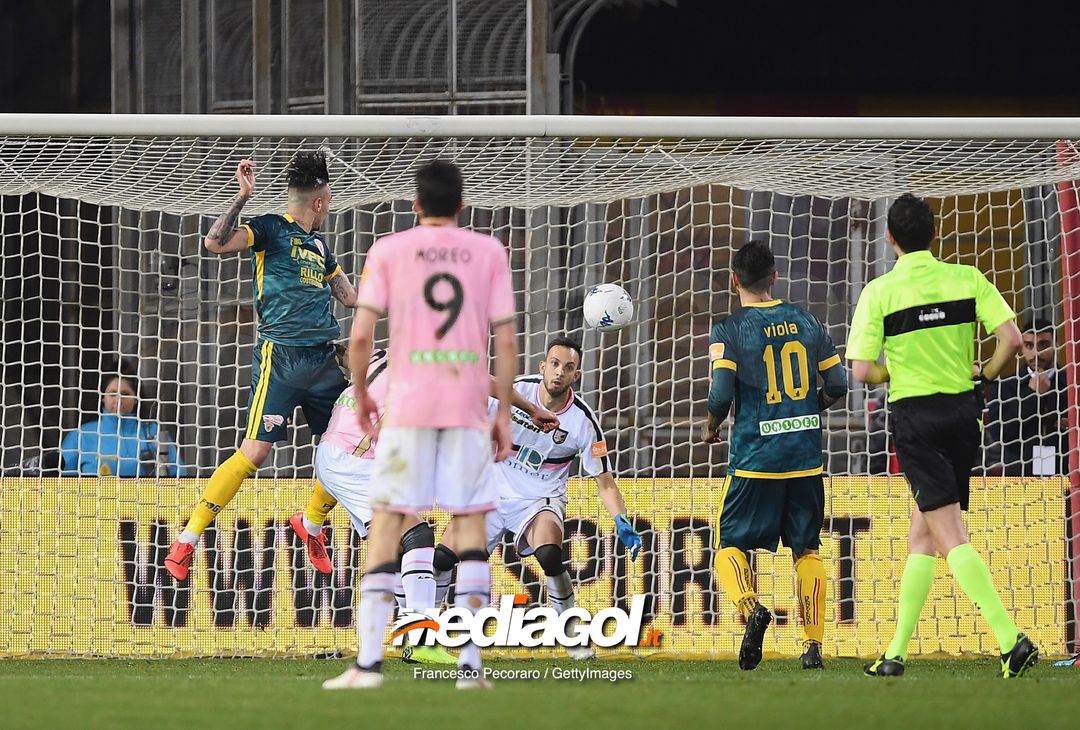  during the Serie B match between Benevento and Carpi FC at Stadio Ciro Vigorito on April 14, 2019 in Benevento, Italy. 