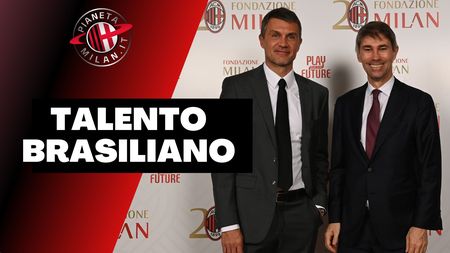 Paolo Maldini e Frederic Massara, dirigenti del Milan (getty images)