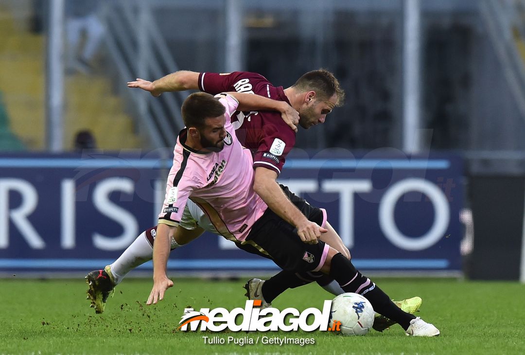  during the Serie B match between US Citta di Palermo and AS Livorno at Stadio Renzo Barbera on December 15, 2018 in Palermo, Italy. 