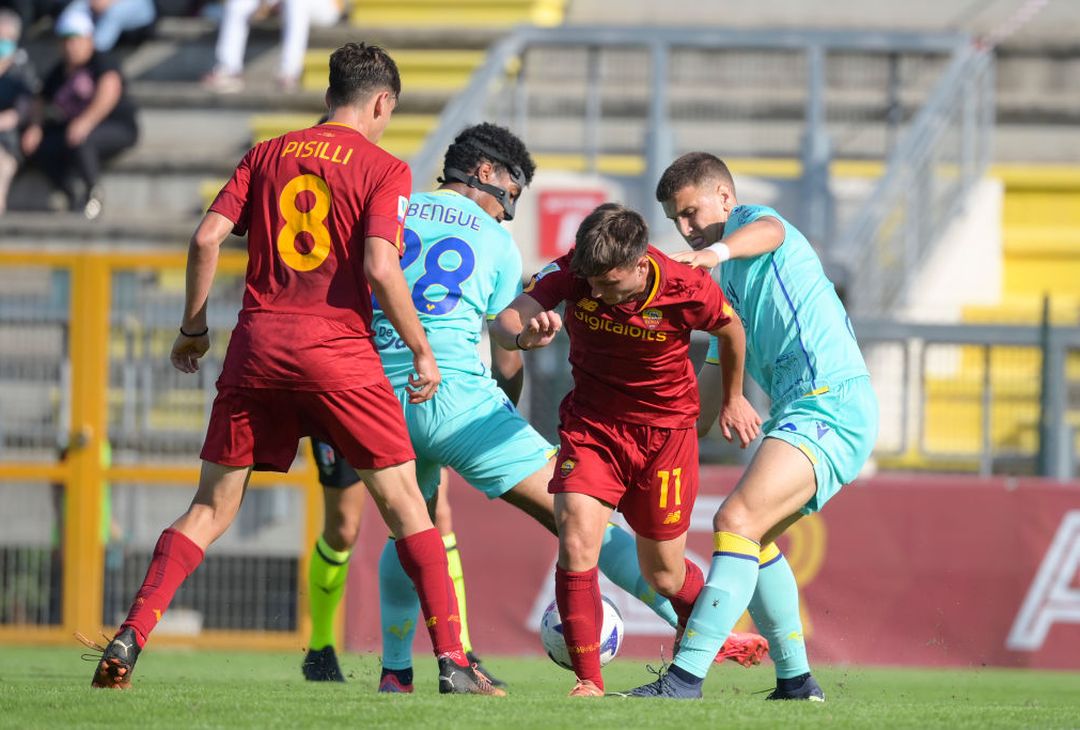 Primavera, la Roma batte il Verona sotto gli occhi di Pinto e Mourinho – FOTO GALLERY - immagine 10