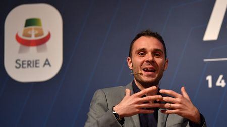 ROME, ITALY - MAY 14: Stefano Borghi attends during the A-Words at Ara Pacis on May 14, 2019 in Rome, Italy. (Photo by Valerio Pennicino/Getty Images for Lega Serie A)