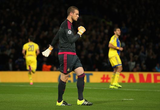 LONDON, ENGLAND - SEPTEMBER 16: Predrag Rajkovic of Maccabi Tel Aviv celebrates after Eden Hazard of Chelsea missed a penalty during the UEFA Chanmpions League group G match between Chelsea and Maccabi Tel-Aviv FC at Stamford Bridge on September 16, 2015 in London, United Kingdom. (Photo by Ian Walton/Getty Images) LONDON, ENGLAND - SEPTEMBER 16: Predrag Rajkovic of Maccabi Tel Aviv celebrates after Eden Hazard of Chelsea missed a penalty during the UEFA Chanmpions League group G match between Chelsea and Maccabi Tel-Aviv FC at Stamford Bridge on September 16, 2015 in London, United Kingdom. (Photo by Ian Walton/Getty Images)