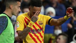 Aubameyang, l’esultanza alla Goku dopo il Clasico: “Saluti dal giocatore finito”