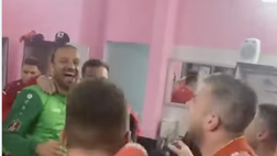 Macedonia del Nord, euforia ultrà nello spogliatoio di Palermo