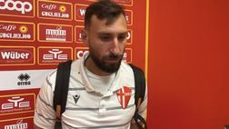 Catanzaro-Padova, Donnarumma: “Abbiamo tenuto botta, ora vincere all’Euganeo”
