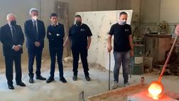 VIDEO/ Nola: l’ultima posa della statua di Maradona