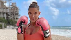 Lucia Javorcekova sexy boxer indossa i guantoni: “Non mi sfidate”