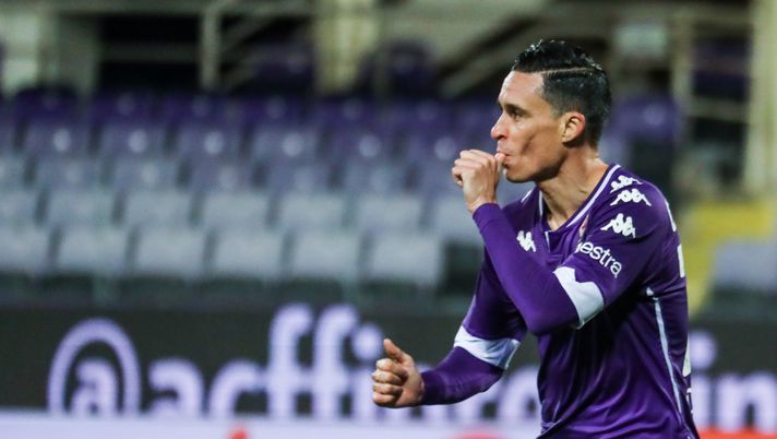 GERMOGLI PH: 28 OTTOBRE 2020 FIRENZE STADIO ARTEMIO FRANCHI COPPA ITALIA FIORENTINA VS PADOVA NELLA FOTO CALLEJON ESULTANZA GOL 