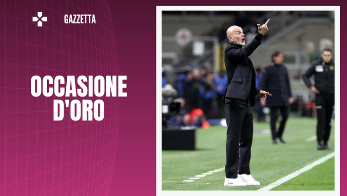 Stefano Pioli allenatore AC Milan contro Tottenham